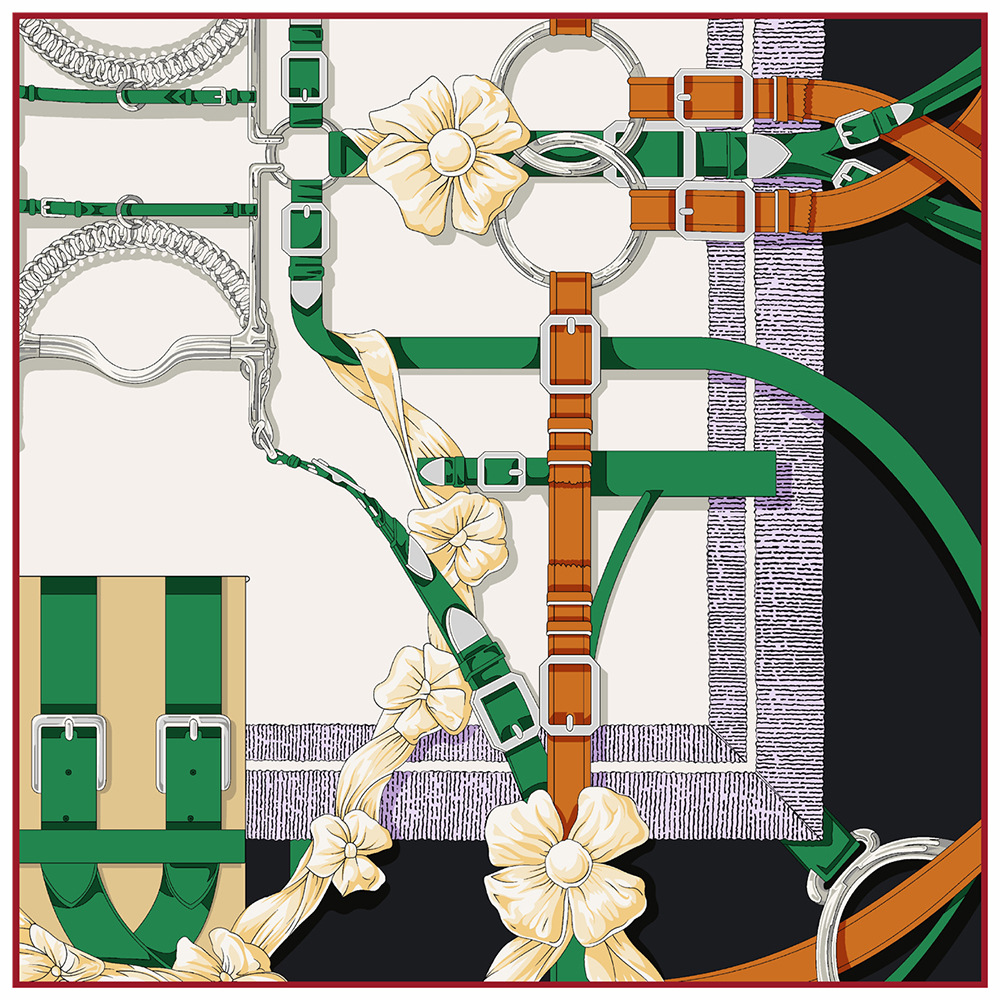 Scarf Silk Square - Sabuk desain baru 90cm syal sutra