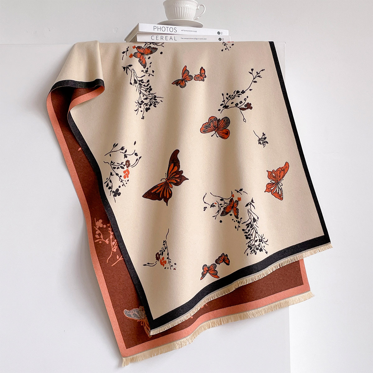 Syal Wanita Imitasi Kasmir Ber - Woven Scarf Blanket ulasan dan harga