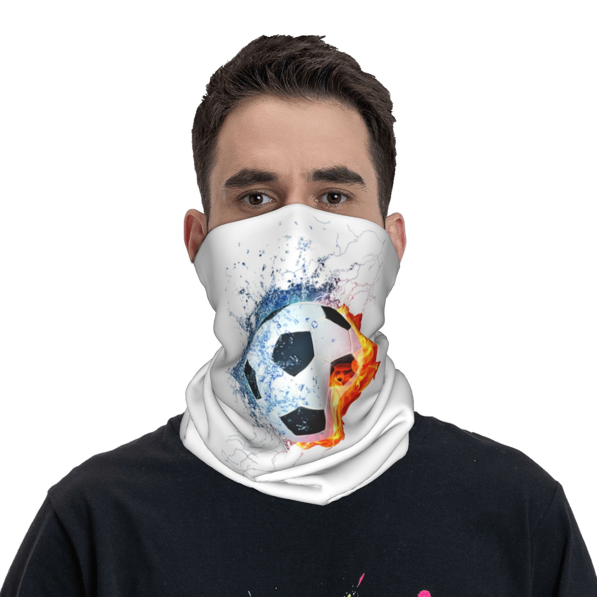 Penutup Kepala & Leher Motif B - Neck Warmer Tube ulasan dan harga