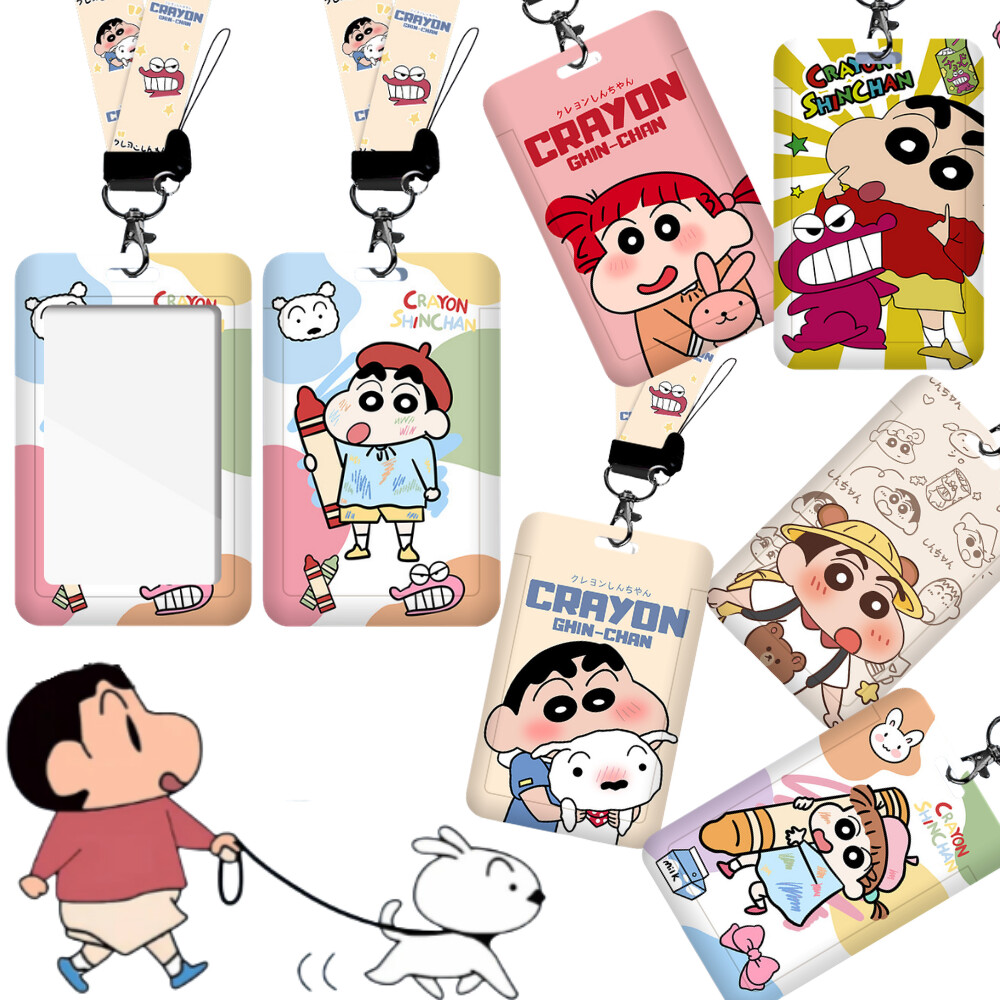Figur Anime Seri Crayon Shin-c - Lanyard Badge Holder ulasan dan harga