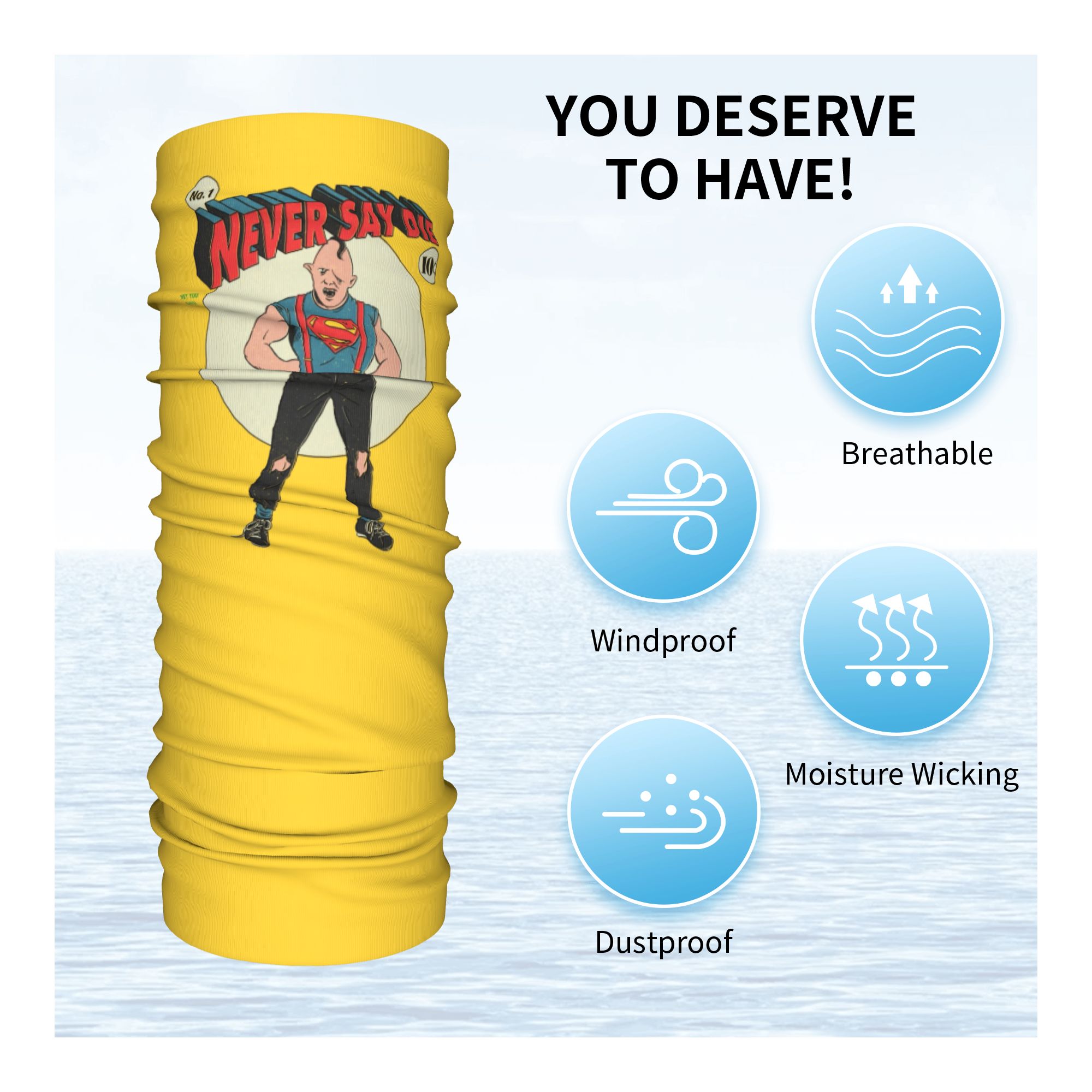 Custom The Goonies Never Say D - Neck Warmer Tube ulasan dan harga