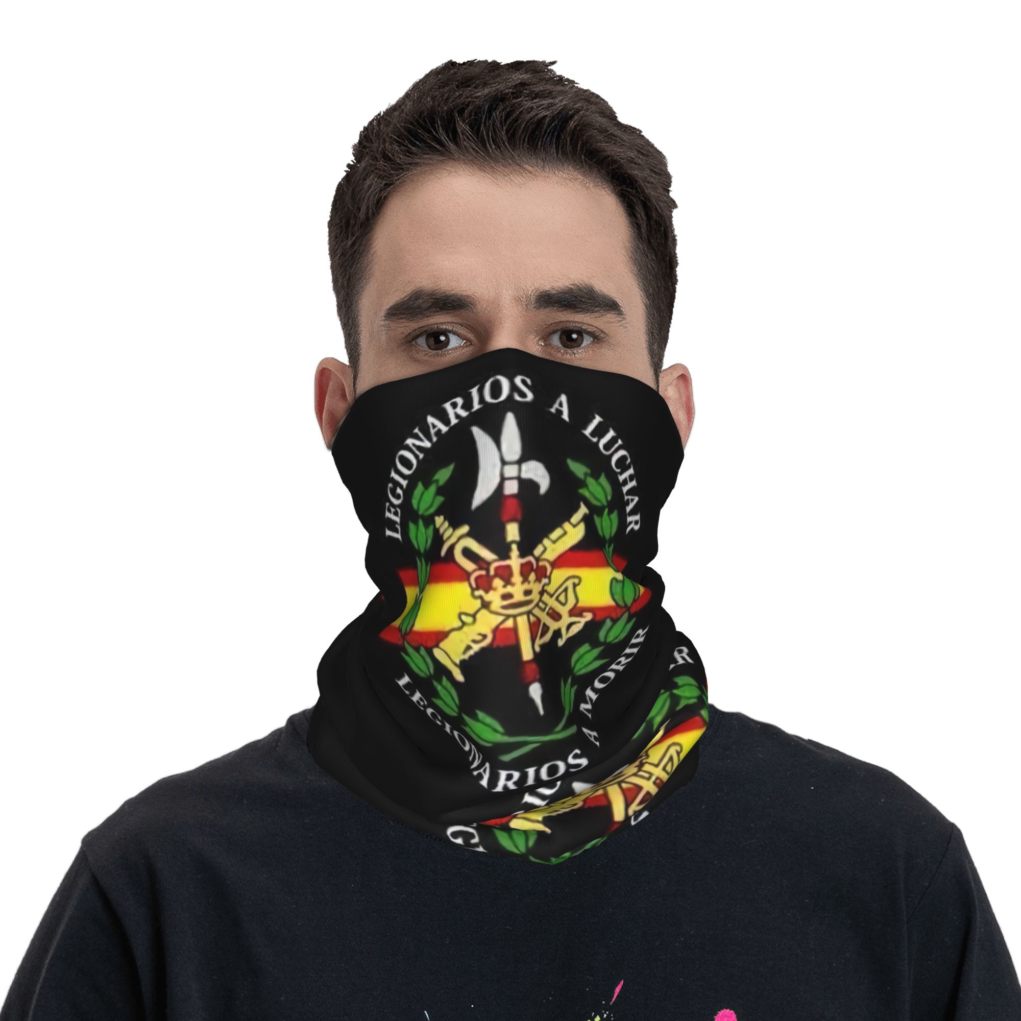 Bandana Legion Spanyol Kustom, - Neck Warmer Tube ulasan dan harga