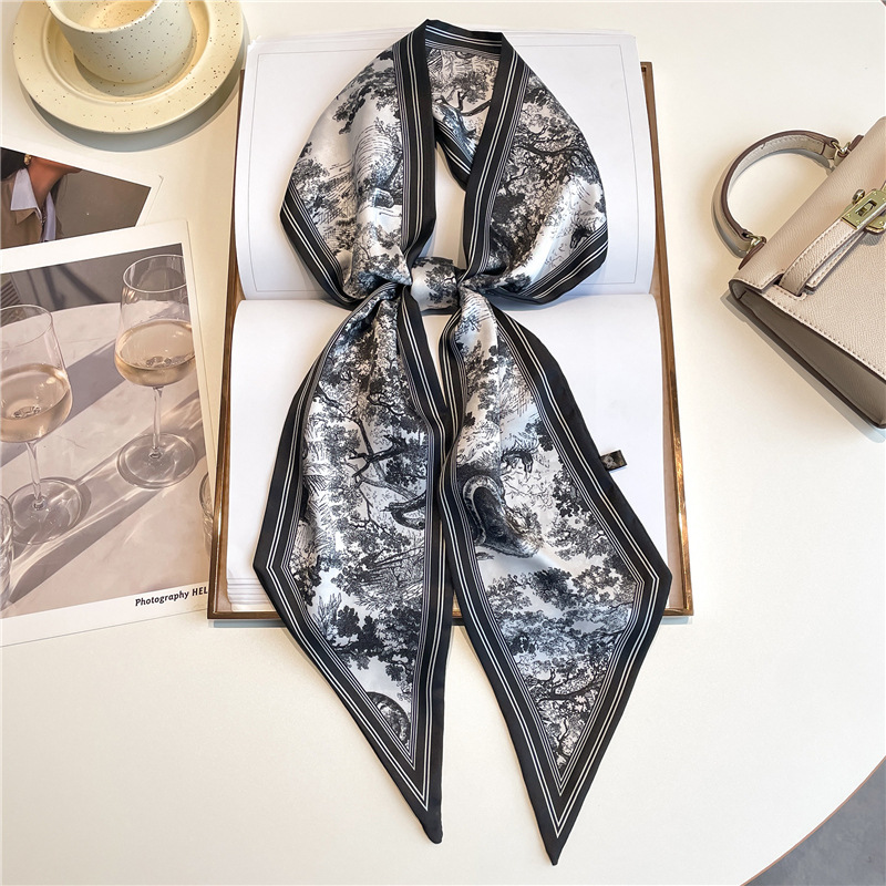 Selendang Panjang Mewah, Ikat  - Ascot Neck Scarf ulasan dan harga