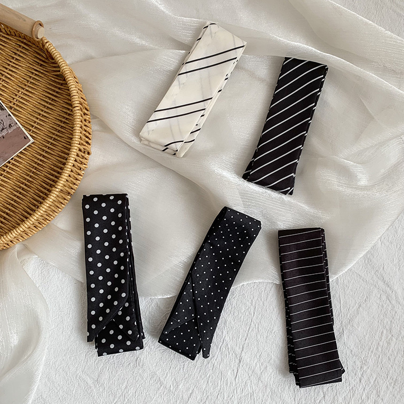 Syal sutra bergaris baru musim - Silk Tie Striped ulasan dan harga