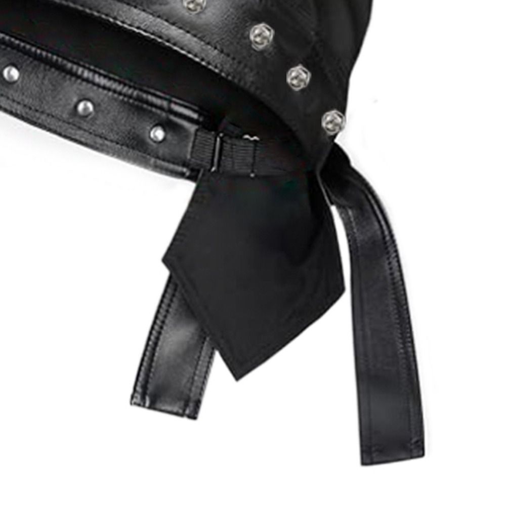 Topi Biker Kulit PU Hitam yang - Bandana Doo Rag ulasan dan harga