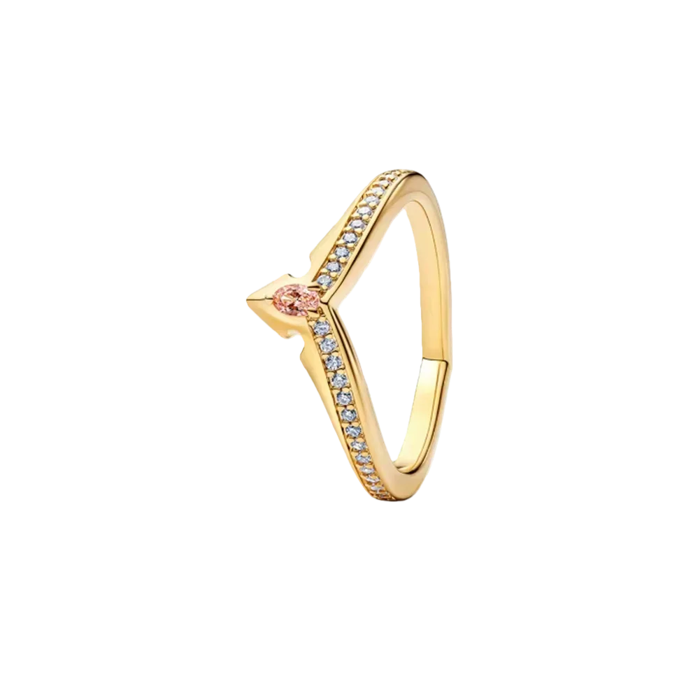 Cincin Perak S925 Baru Motif M - Tie Clip Silver ulasan dan harga